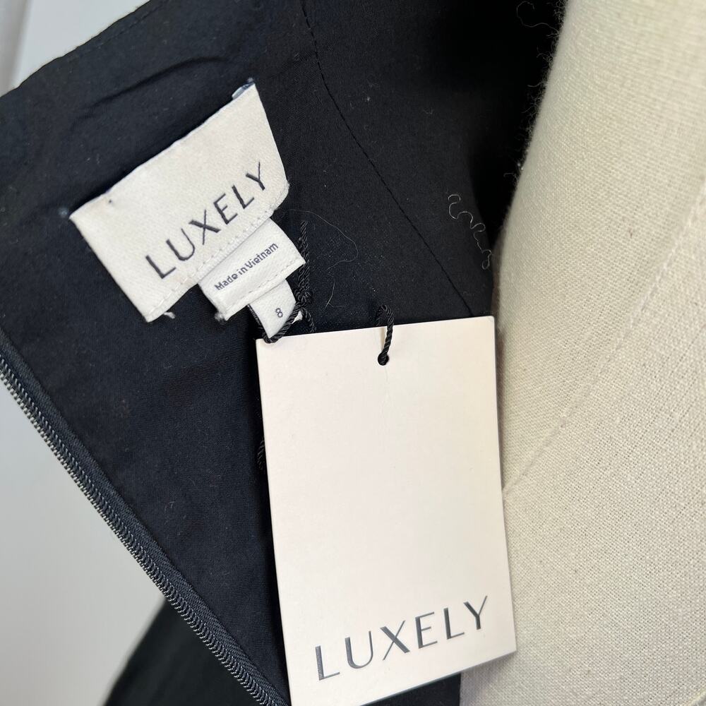 Luxley Black Huxely Linen Midi Dress - Picture 4 of 11